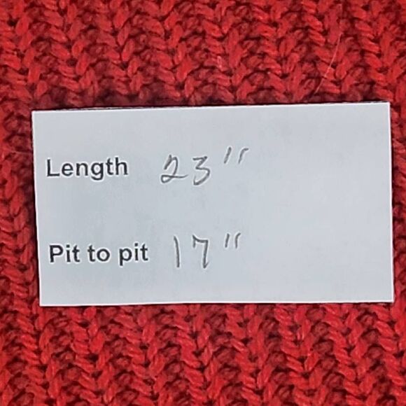 Gap Red Sweater NWT Size Small Red Roll Neck Sweater - Picture 11 of 11